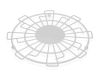 Placemat Versa Wit Staal (20 x 1 x 20 cm) | Huisbest.nl