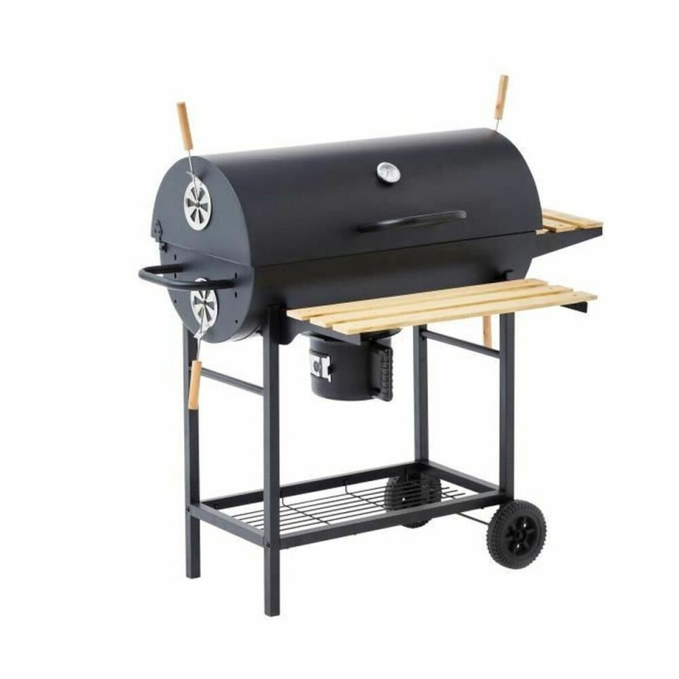 CookingBox MIKE houtskoolbarbecue 71×35 cm met zijplanken