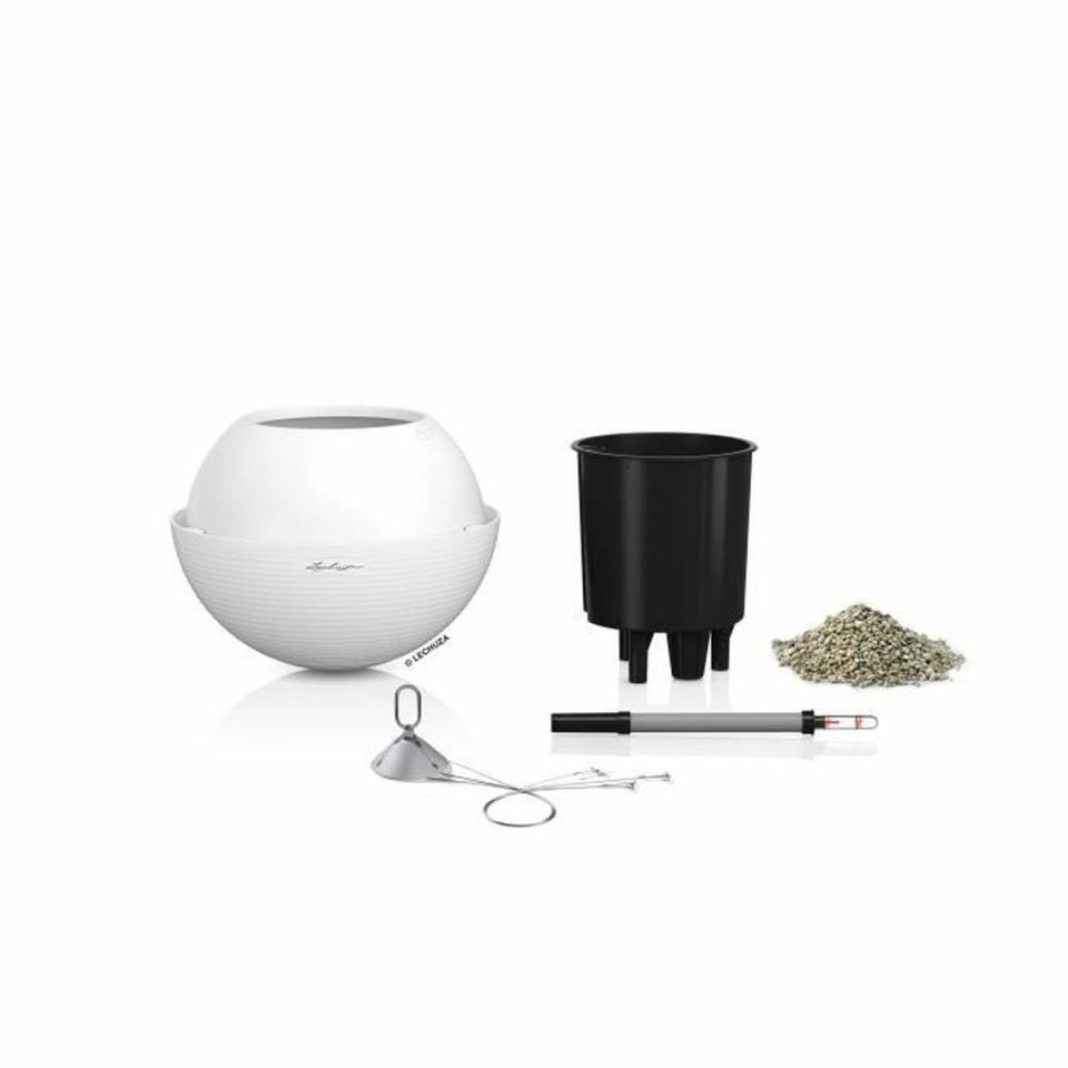LECHUZA BOLA Color 32 hangpot wit zelfwaterend