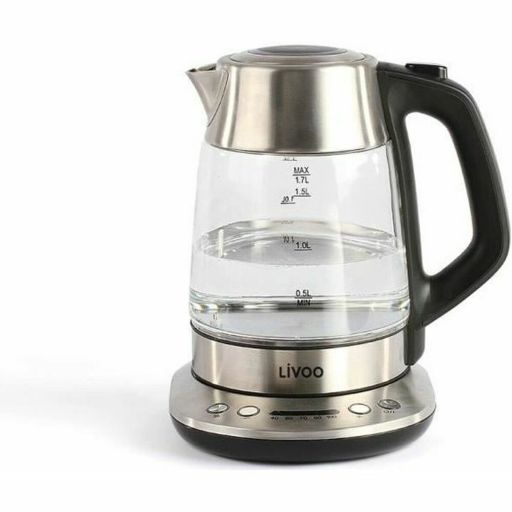 Livoo DOD165 kettle with tea filter 1.7L gray