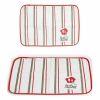 Kinvara Bon Appetit placemat white/red 33×48 cm set 12 pieces