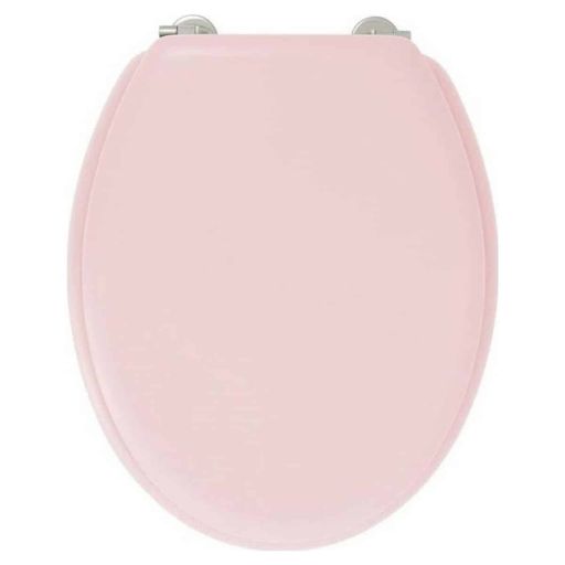 Gelco Dolce toilet seat pink MDF with soft-close hinge