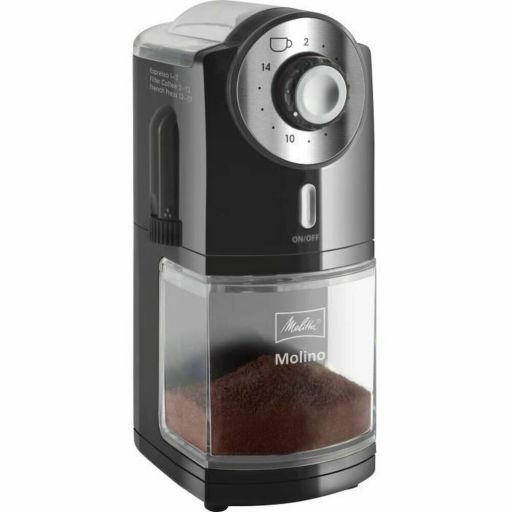 Koffiemolen Melitta 1019-02 Zwart noir 200 g 100 W 1000 W | Huisbest.nl