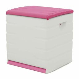 Plastiken Space Saver opbergkist 190L Beige Fuchsia Plastic