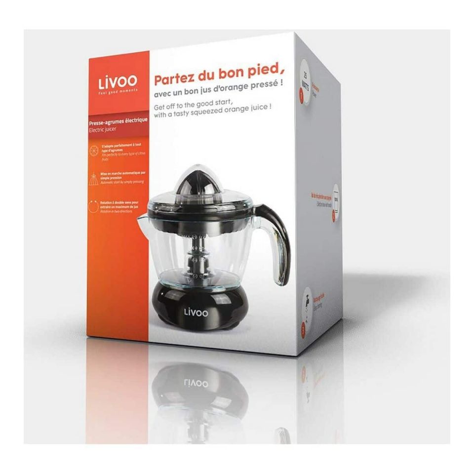 Livoo DOD131N electric juicer 700 ml black