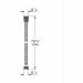 GROHE VitalioFlex Metal doucheslang 200 cm chroom