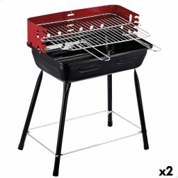 Barbecue Draagbare Aktive Metaal 42 x 54 x 42 cm (2 Stuks) | Huisbest.nl