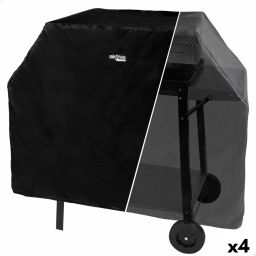 Beschermhoes voor barbecue Aktive Zwart 4 Stuks 142 x 120 x 60 cm | Huisbest.nl
