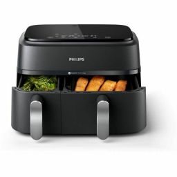 Philips NA351/00 dual basket airfryer 9L zwart 2750W