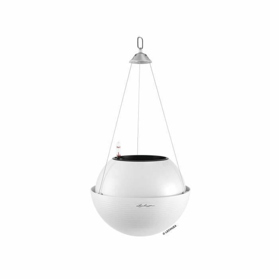 LECHUZA BOLA Color 32 hangpot wit zelfwaterend