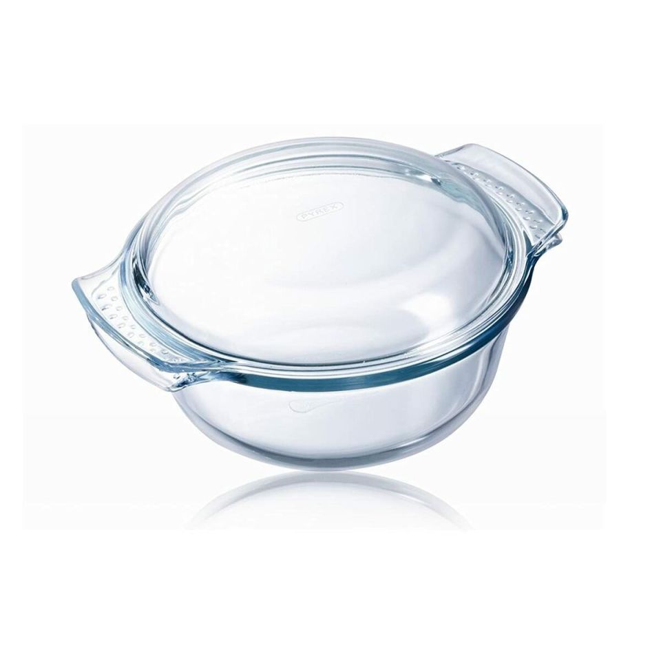 Pyrex Classic round baking dish 4.9L with lid 32cm