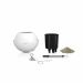 LECHUZA BOLA Color 32 hangpot wit zelfwaterend