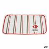 Kinvara Bon Appetit placemat white/red 33×48 cm set 12 pieces