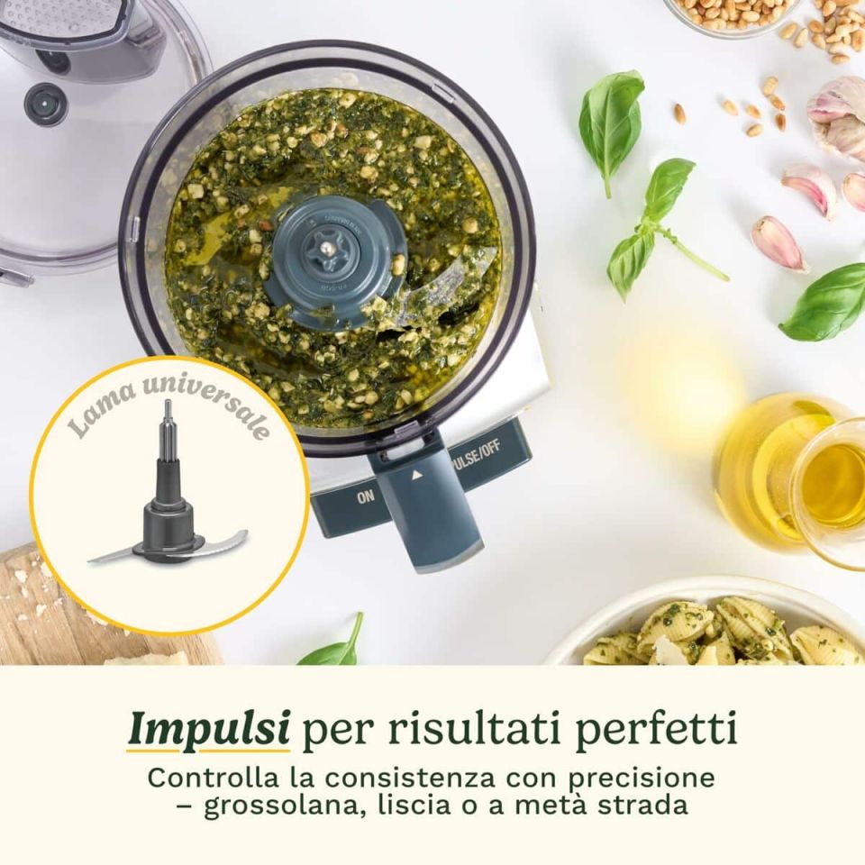 Cuisinart FlexPrep FP5E foodprocessor 1,1L zilver 300W